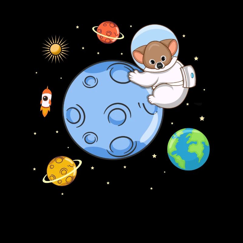 Future astronaut koala lover