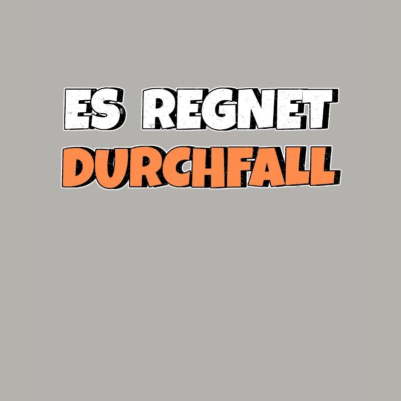 Es regnet Durchfall