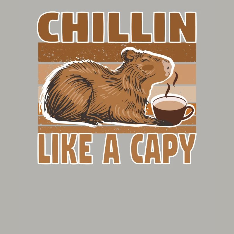 Wasserschwein Capybara Cappybara Kaffee Café