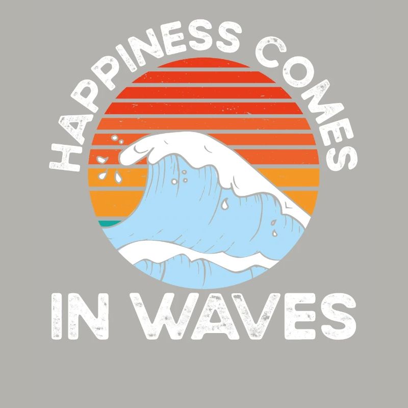 Happiness comes in waves