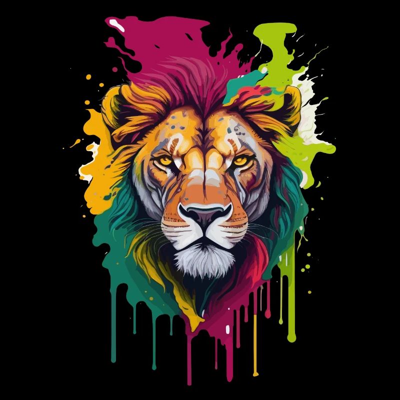 WILDES LÖWENDESIGN SPLASH ART