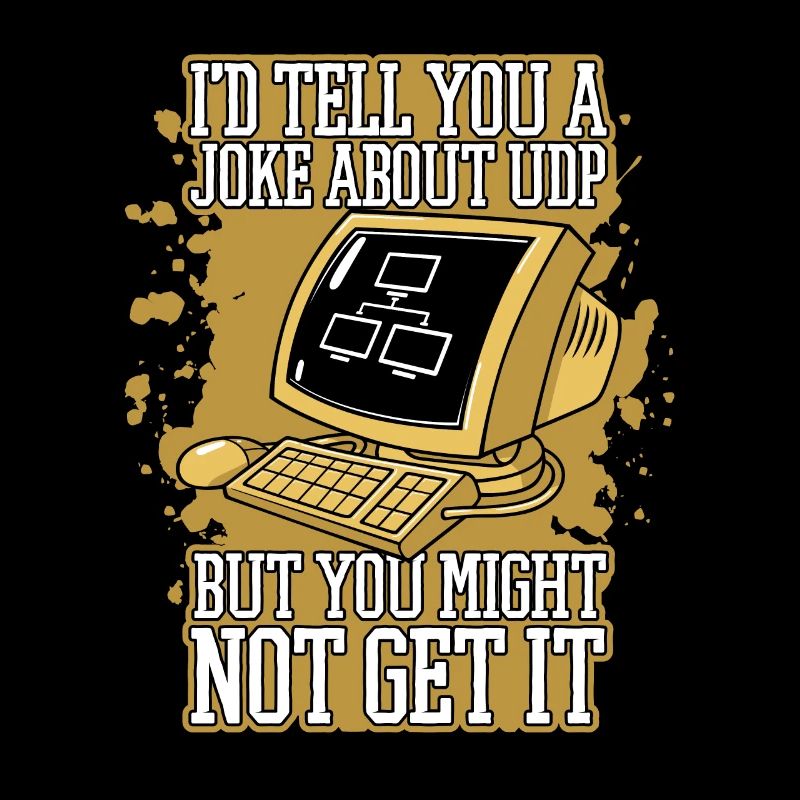 Je vous raconterais une blague sur UDP Developer Coder