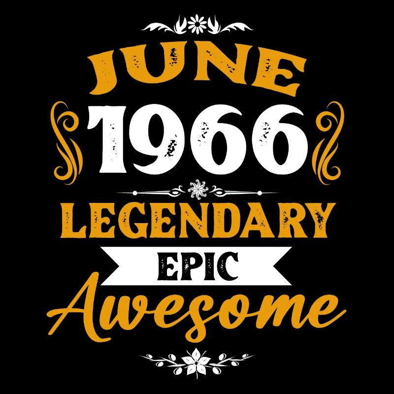 June 1966 Legends Birthday Gift