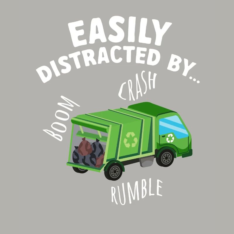 Garbage trucks, garbage day, garbage collection