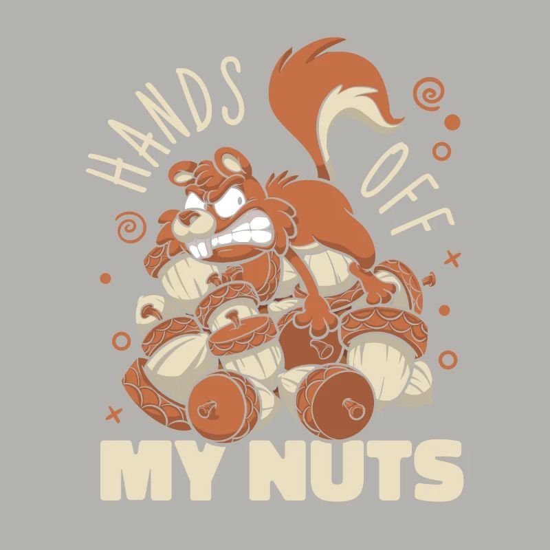 Hands Off My Nuts Grey Squirrel