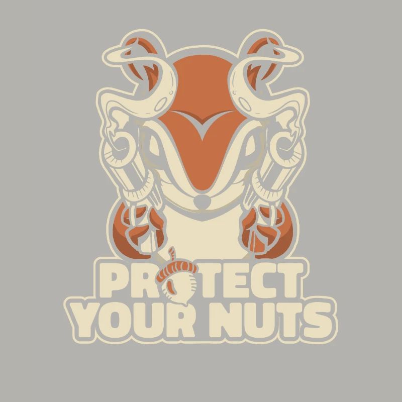 Protect Your Nuts Squirrel Fox Squirrel