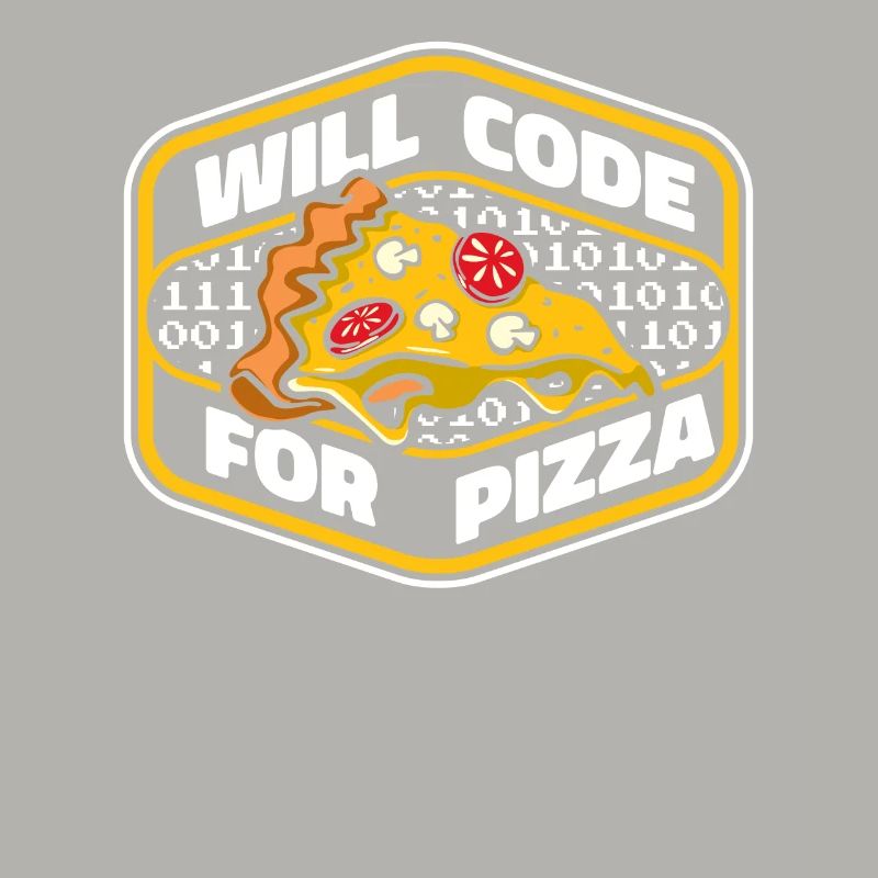 Will Code For Pizza Developer Coder Programmer