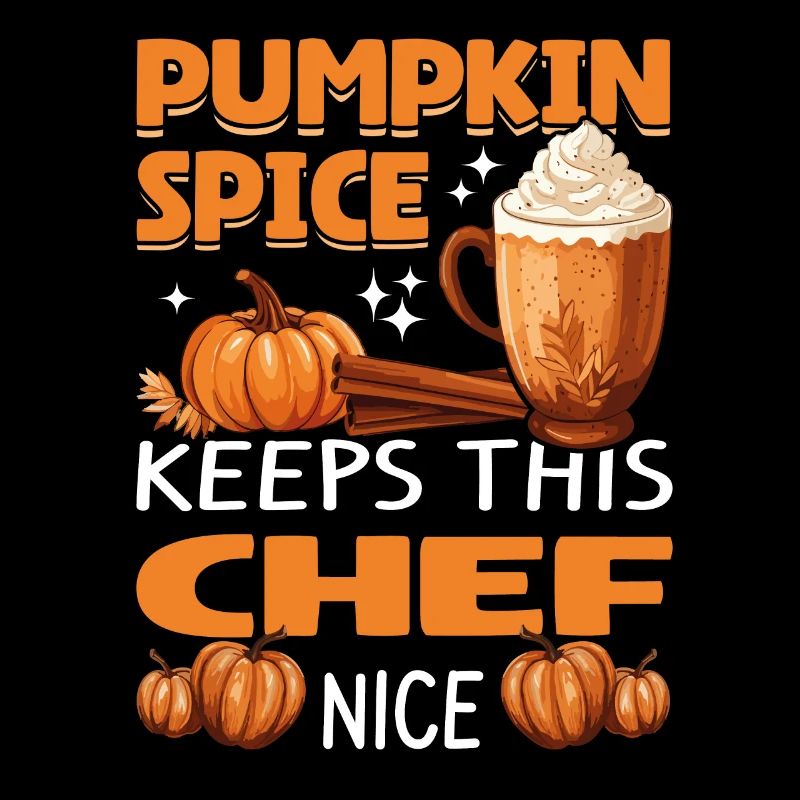 Cool Pumpkin Spice Keeps This chef Nice Halloween