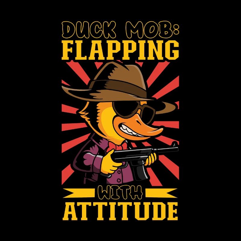 Gangster Rubber Ducks Mobster Mallards Ducky Dons