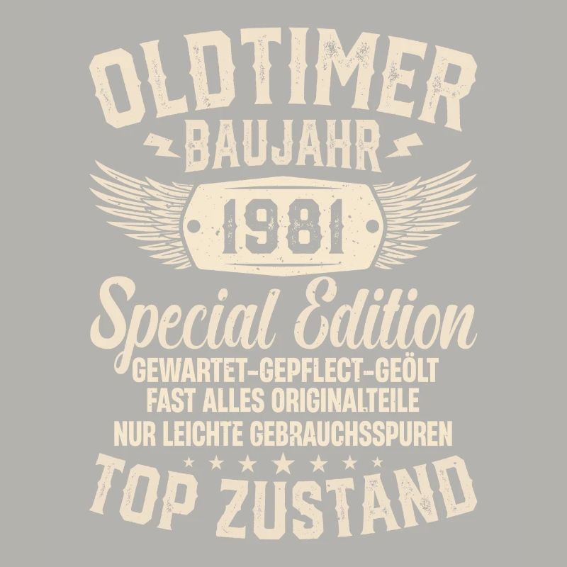 Oldtimer Geschenk 1981 Geburtstag