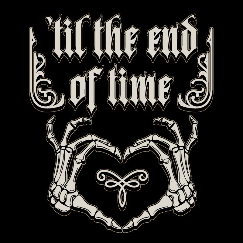 Gothic Love, Saying with Bone Hands, Skeleton