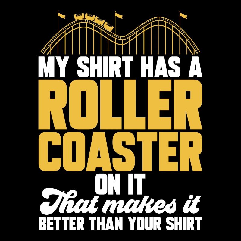 Achterbahn Rollercoaster Freizeitpark