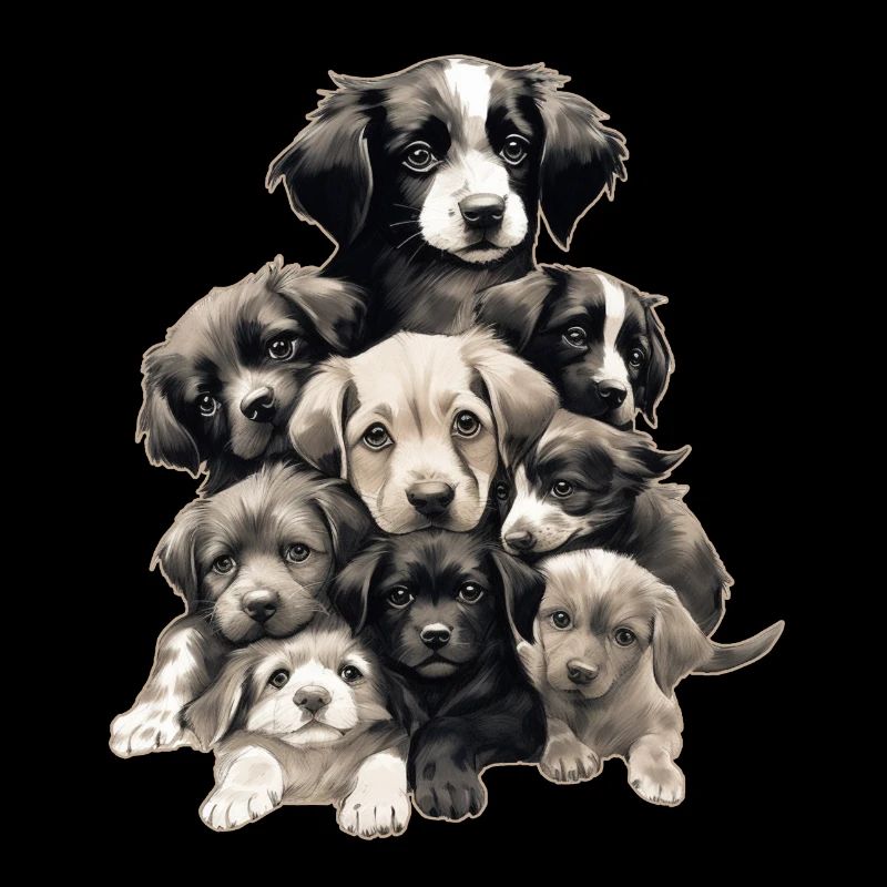 Chiens mignons