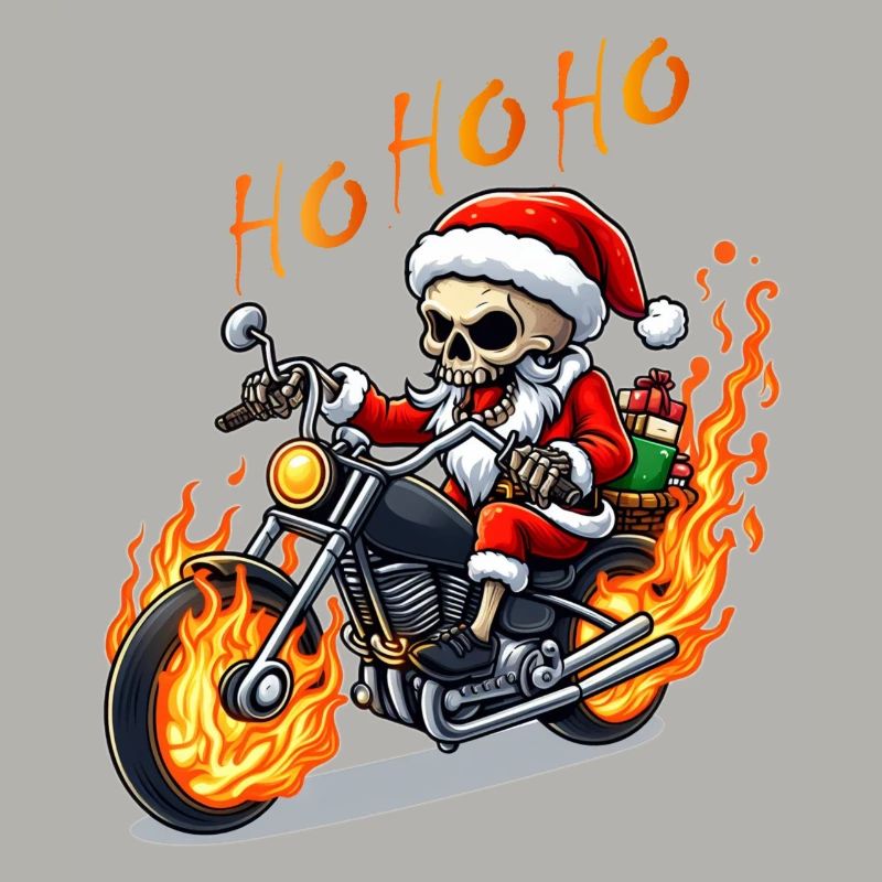 Evil Skeleton Santa