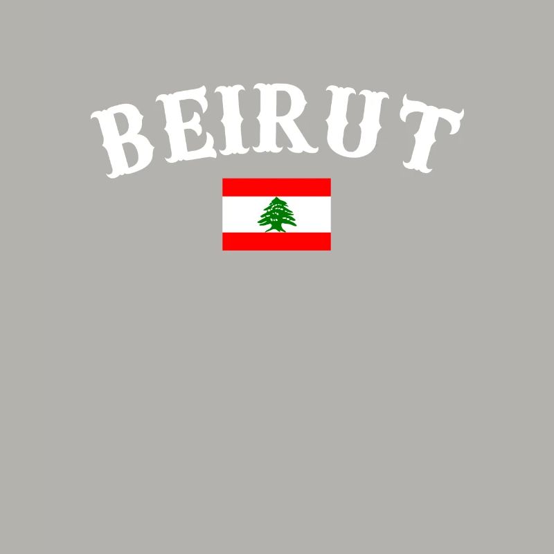 Beirut Libanon Libanesische Flagge Libanese