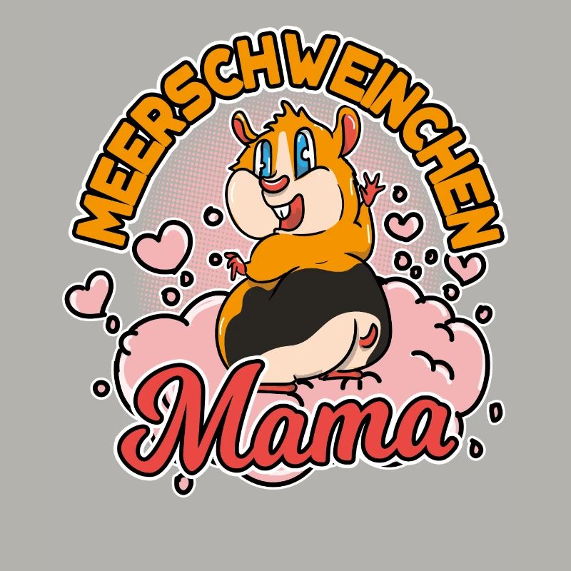 Meerschweinchen Mama Mutter Mädchen Muttertag