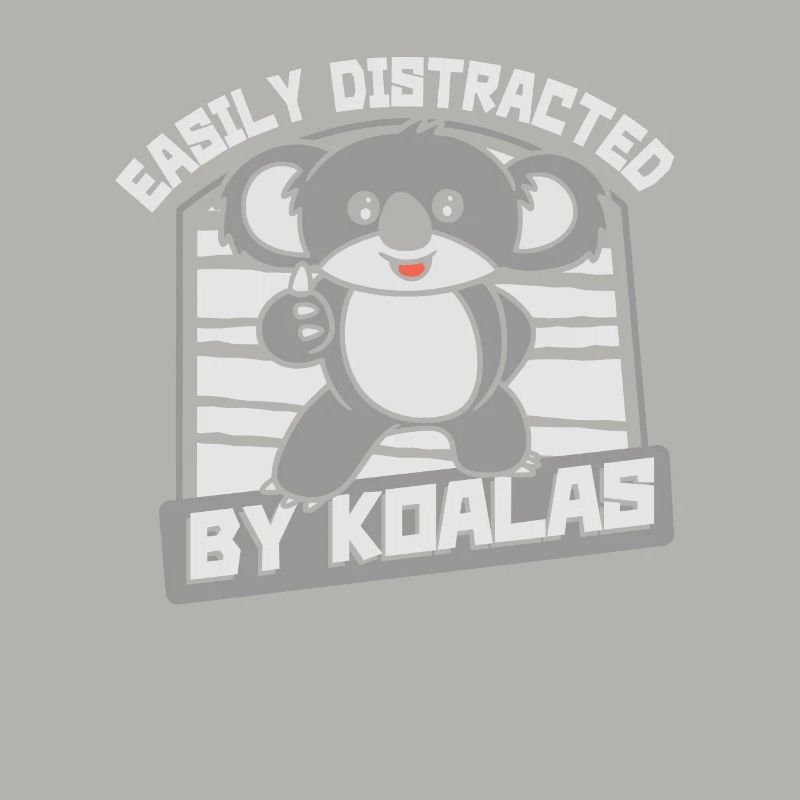 Facilement distrait par les koalas Koalabear Eucalyptus