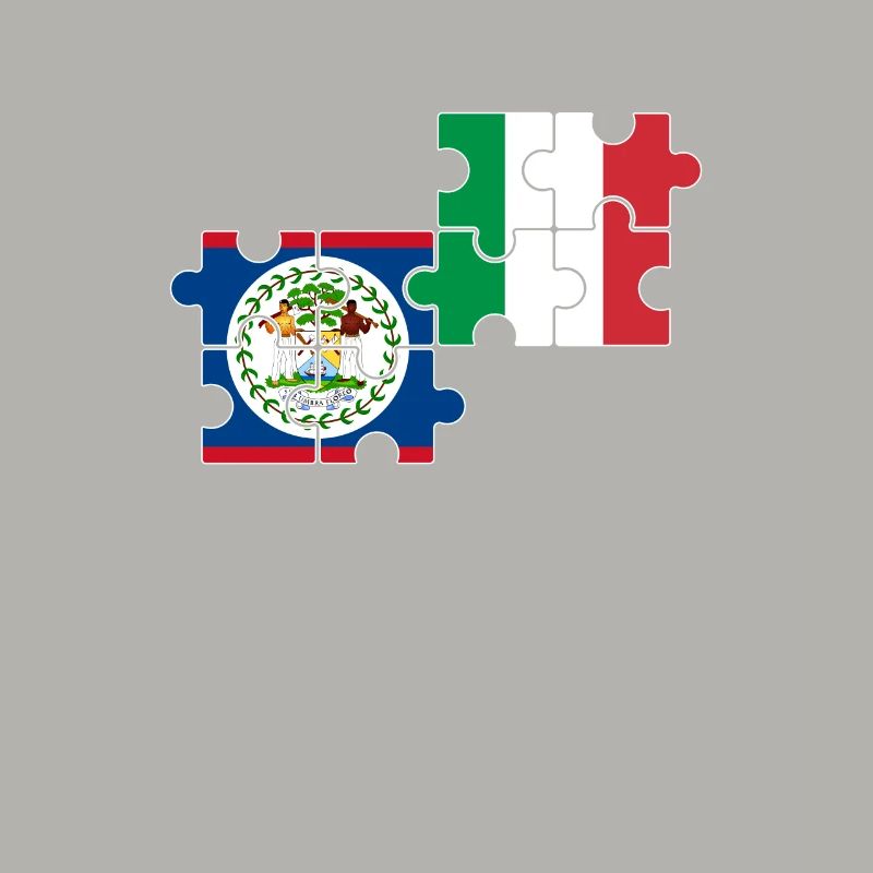 Belize Italy Flag Belizer