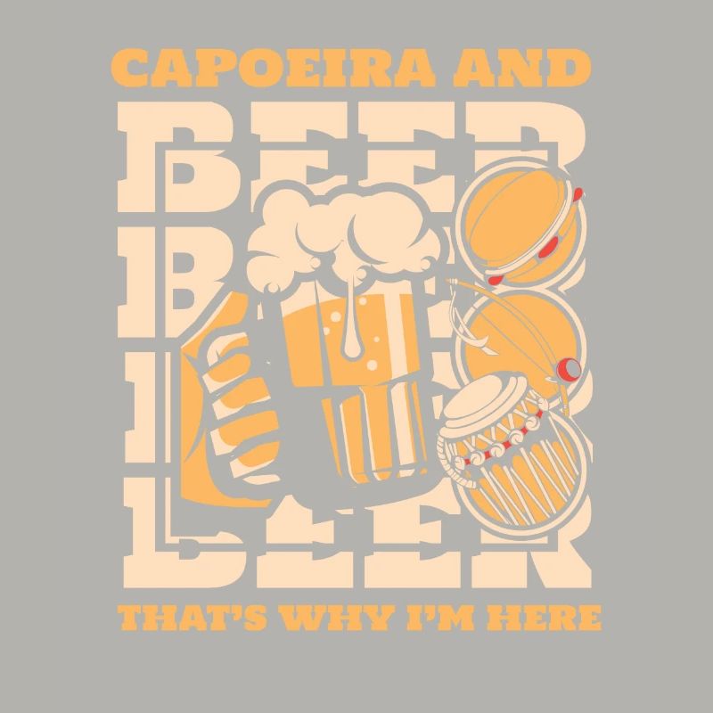 Capoeira Et Bière C’est Pour Ça Que Je Suis Ici Ginga Dance