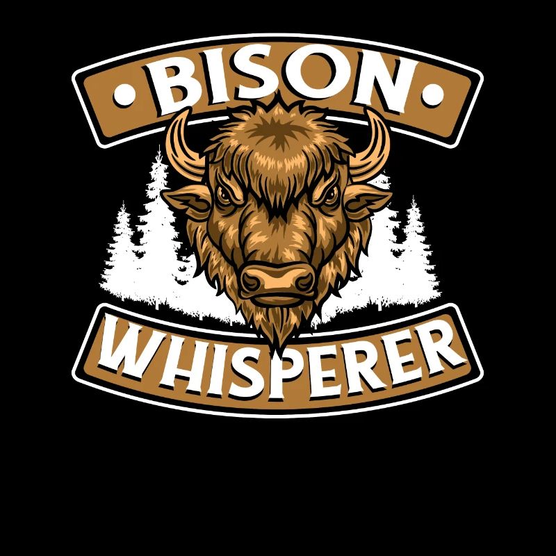 Bison chuchoteur Bison de bison bison d’Amérique Bovinae