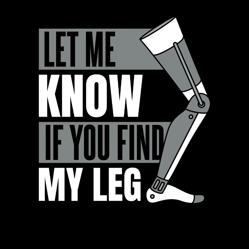 Faites-moi savoir si vous trouvez ma prothèse de jambe d’utilisateur de jambe