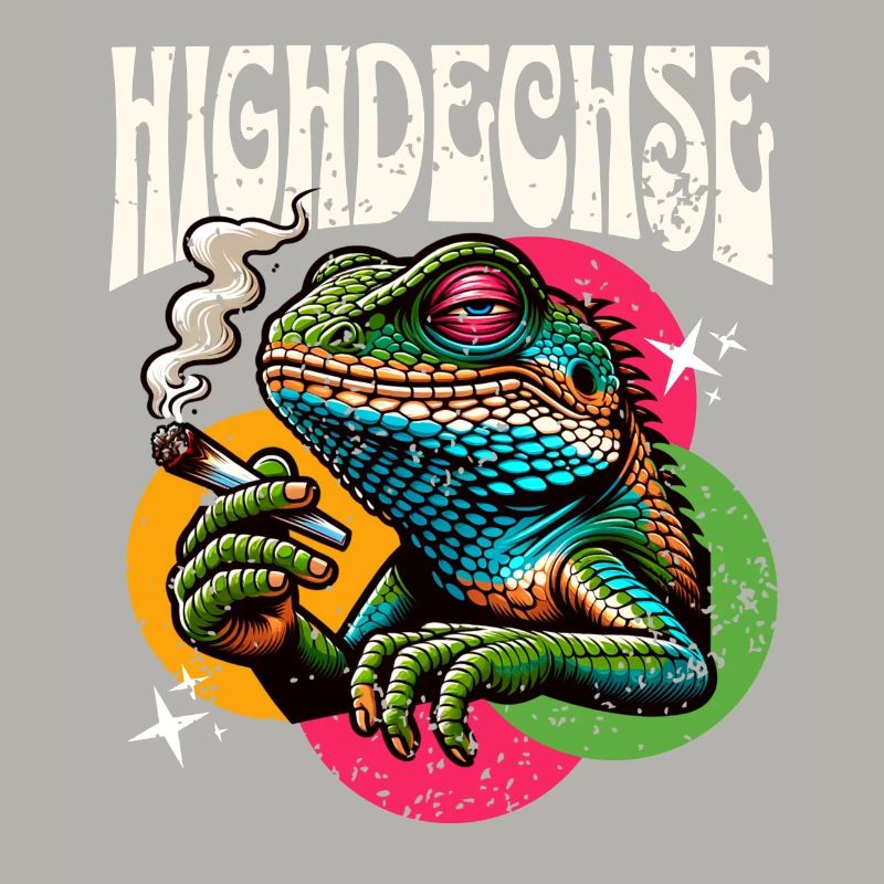 Highdechse Eidechse Reptilien