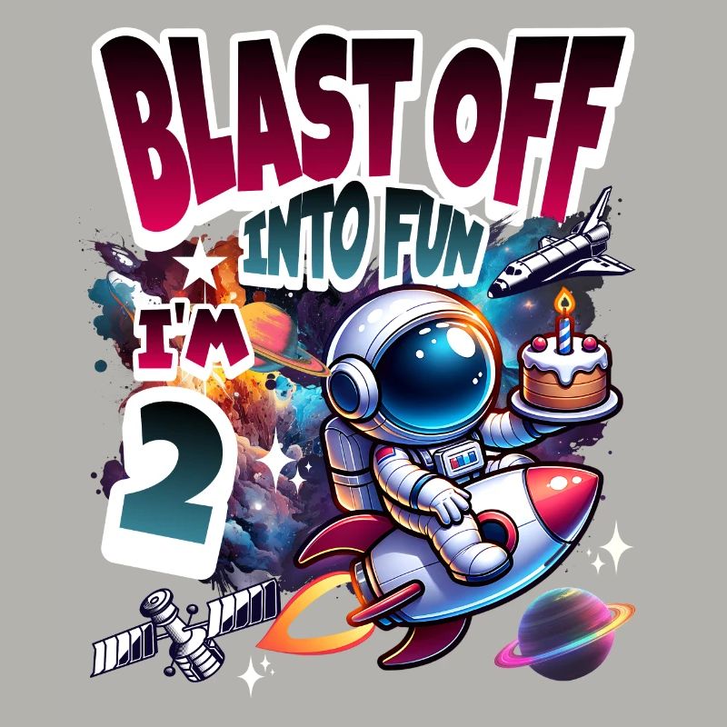 Astronaut 2nd Birthday Space