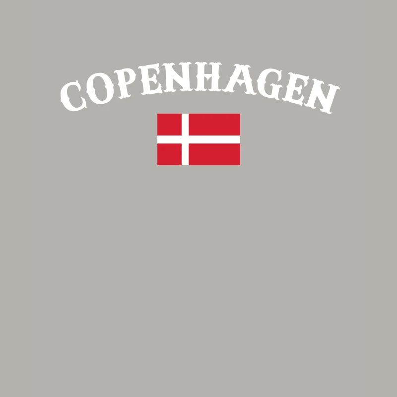 Copenhague Danemark Drapeau danois Proud Dane
