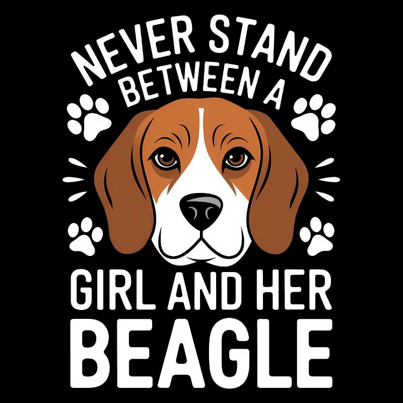 Beagle Mädchen Hunde Lustiges Beagle Geschenk