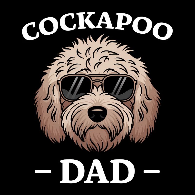 Cockapoo Saying Dad Funny Cockapoo Gift