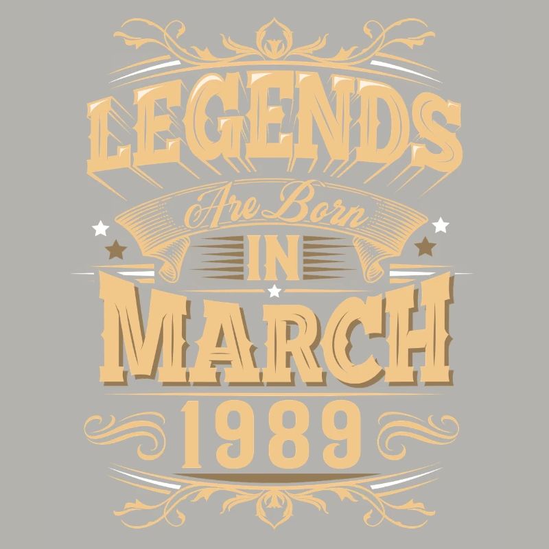 March 1989 Birthday Legend