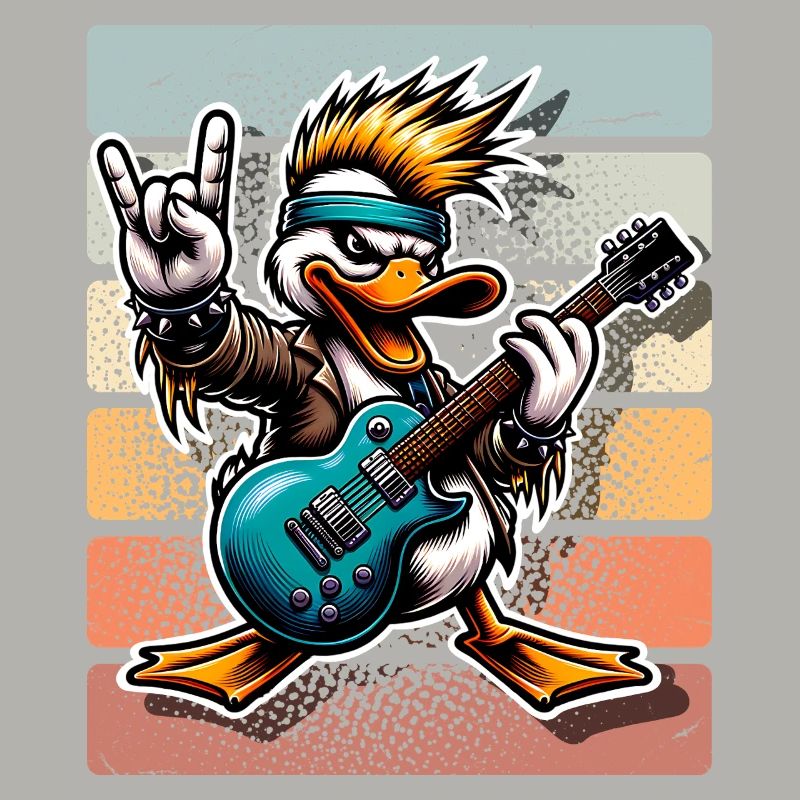 Duck Rock and Roll Guitarist