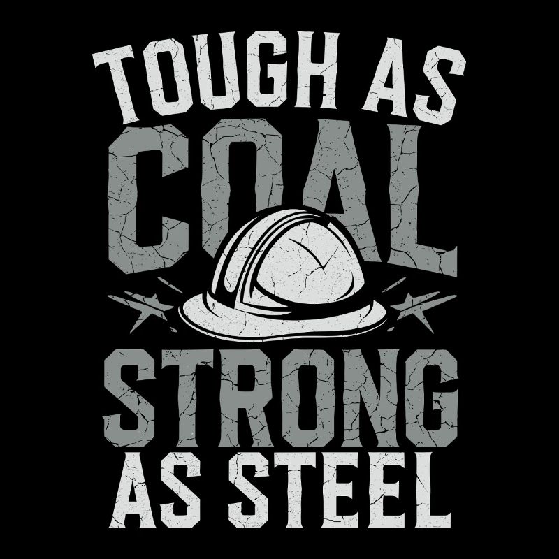 coal miner underground mining hard hat worker