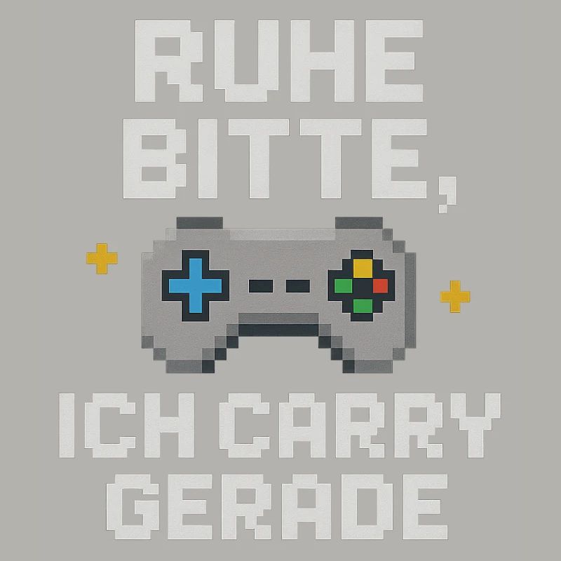 Ruhe Bitte Pixel Controller Grafik