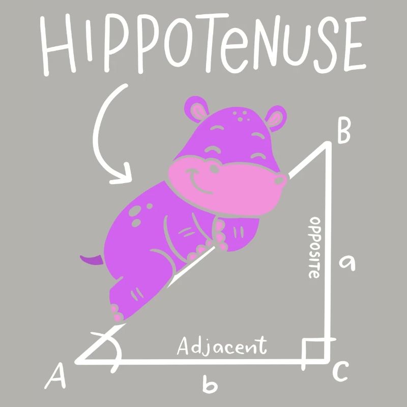 Hippoténuse Hypoténuse Triangle Géométrie Math