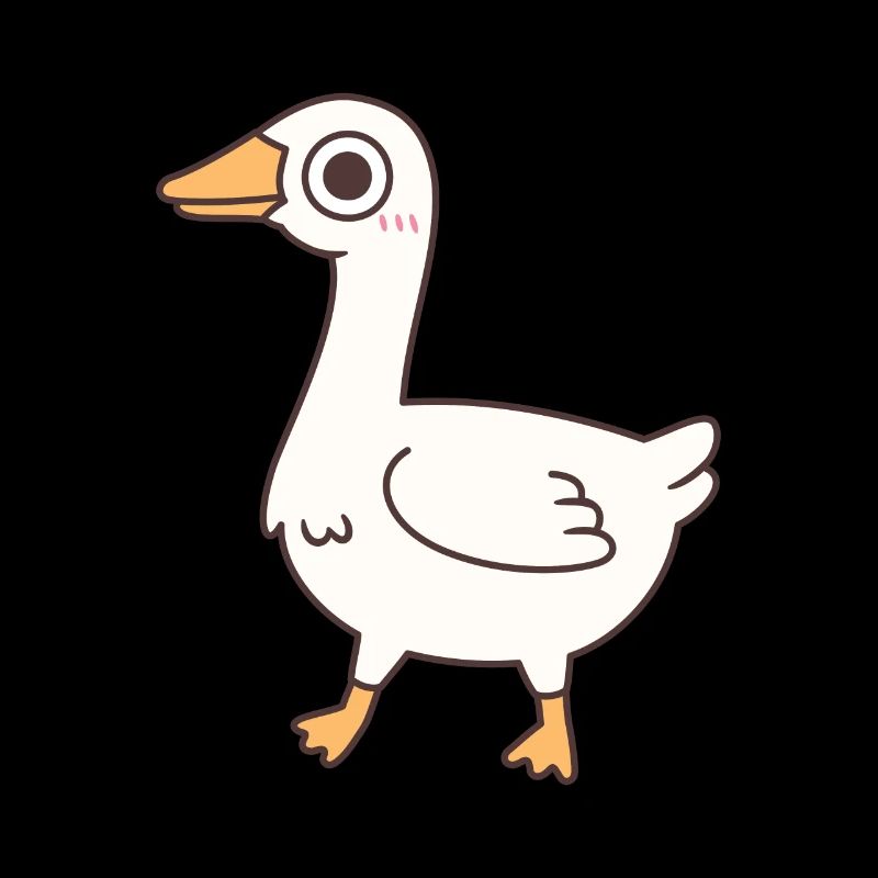 Cute Silly Goose