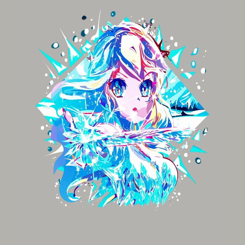 Anime Schneekönigin Eisprinzessin