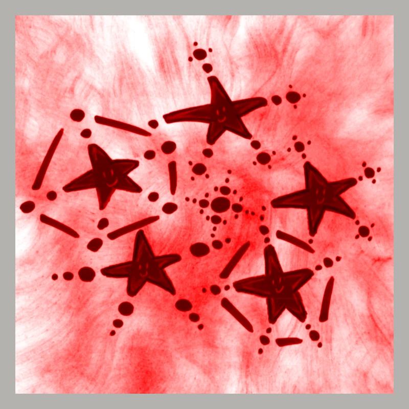 5 STERNE LÄCHELN ROT