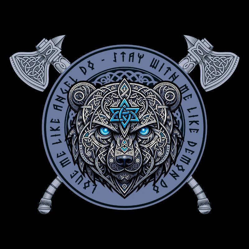 Viking Bear Logo – Strength and Protection