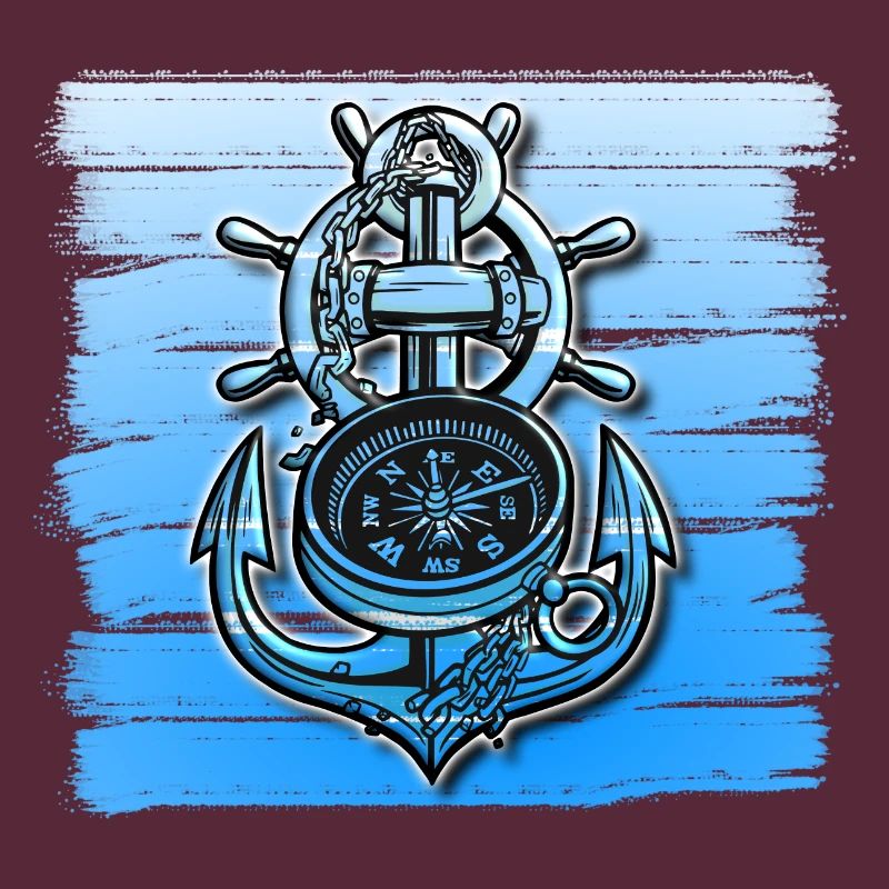 Anker Design Schiff Boot Seefahrt Maritim