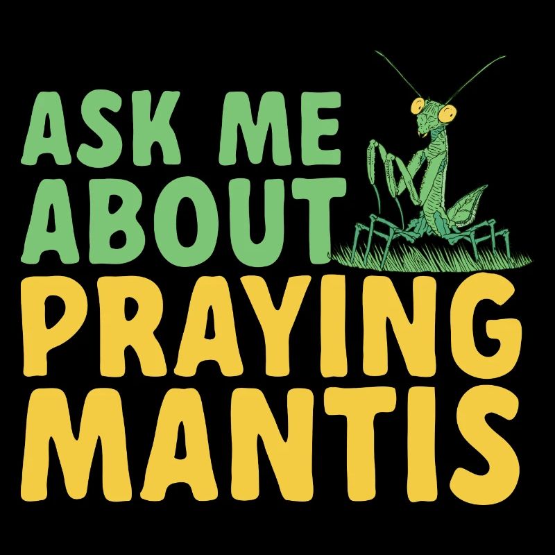 Praying mantis, insect collector, entomologist