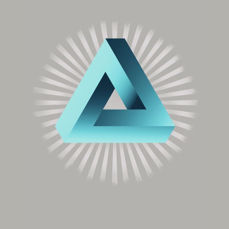 illusion illuminati triangle pyramide nerd maths