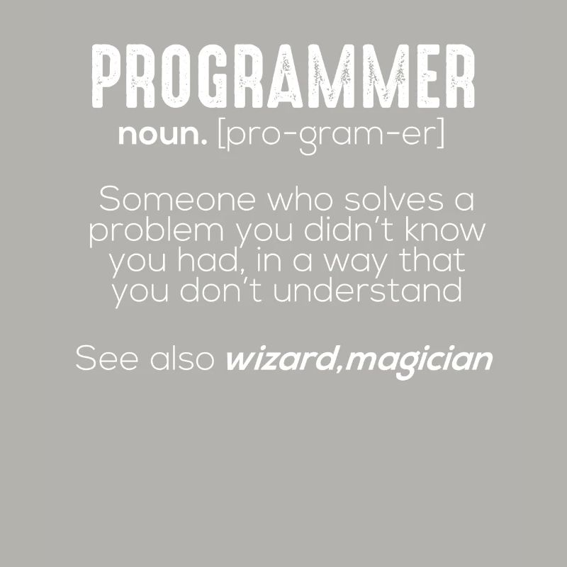 Signification drôle programmeur