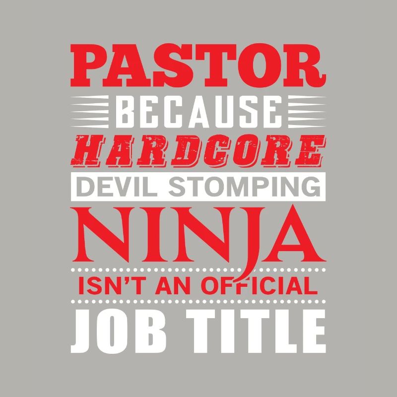 Pastor devil stomping Ninja
