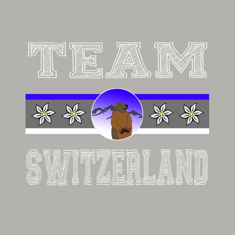 Schweiz Schweizer Murmeltier Edelweiss Geschenk