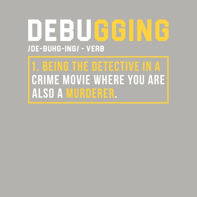 Debugging Programming Programmer Gift