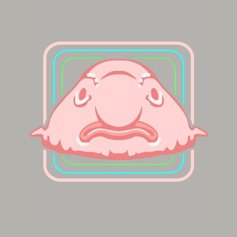 Blobfish Deep Sea Grumpy Introverted Gift