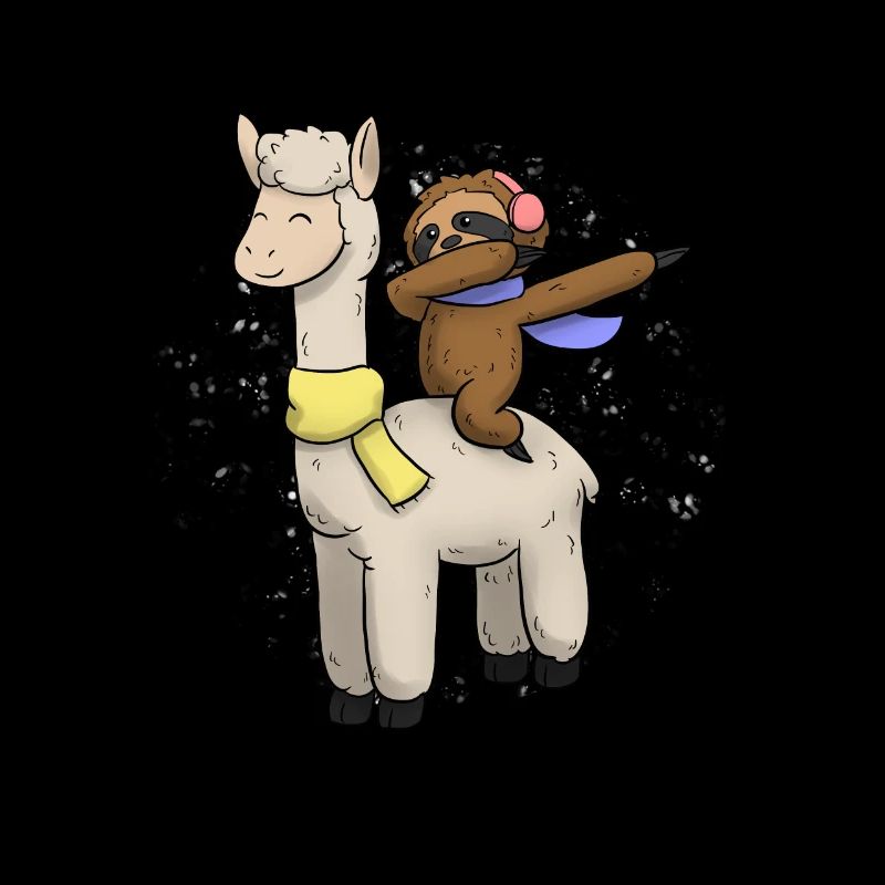Lama sloth Christmas present