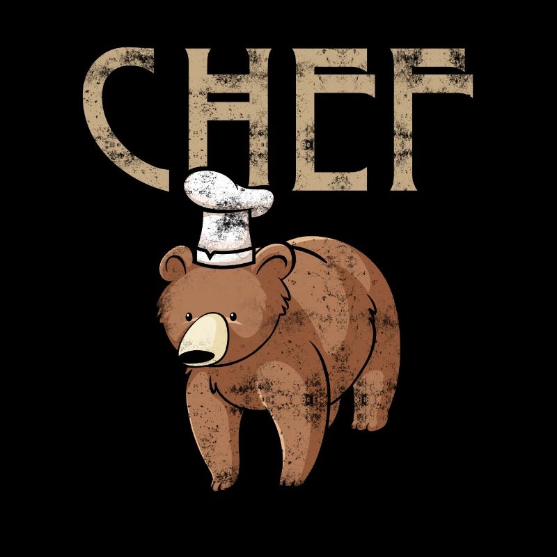 Bär Chef Kochen Küche Backen Geschenk
