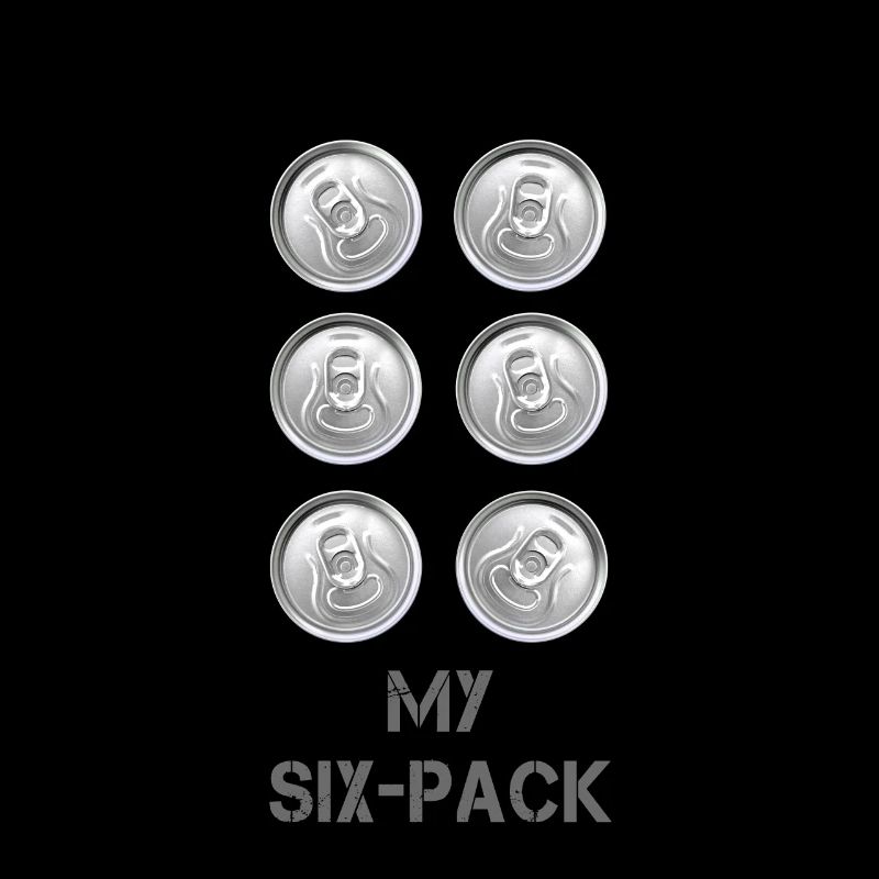 mon sixpack, bière en conserve, estomac, muscles